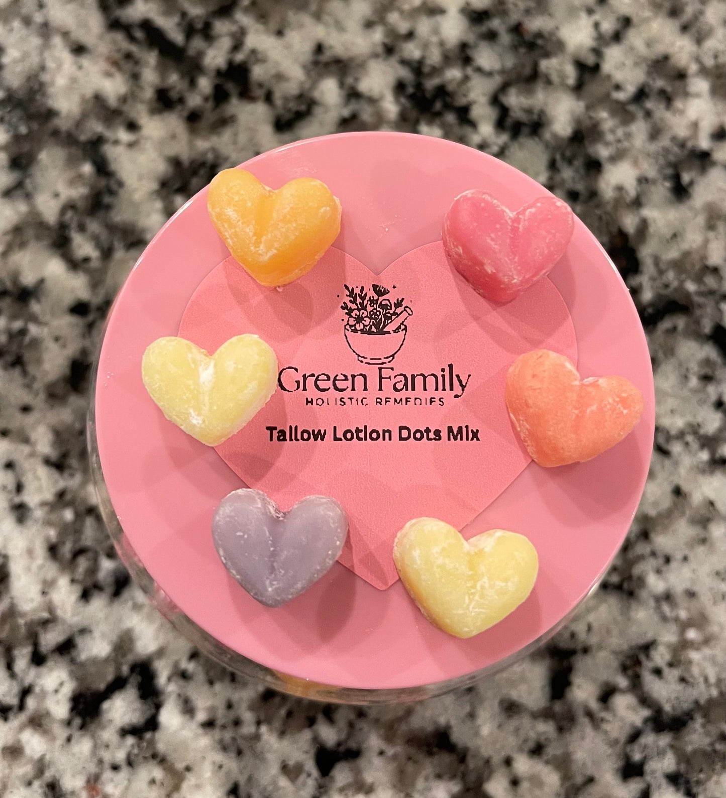Valentine Tallow Lotion Dots