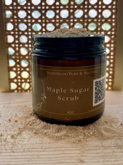 Maple Sugar Scrub Tallow 4oz