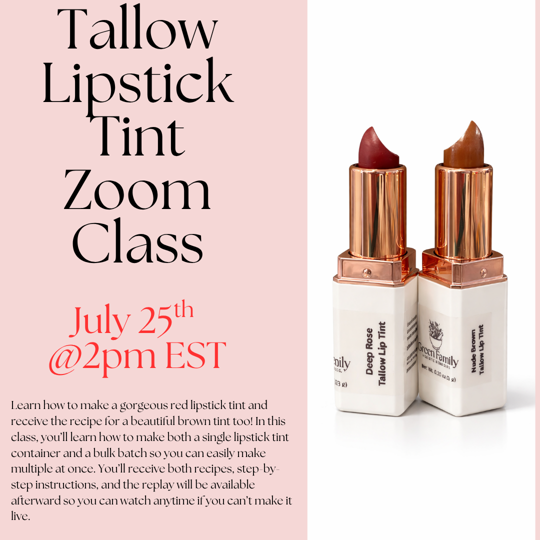 Tallow Lipstick Tint Zoom Class