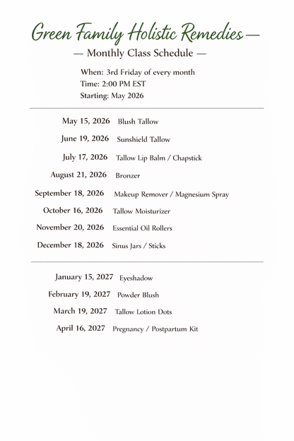 Green Family Method (Wellness Coaching/Classes)